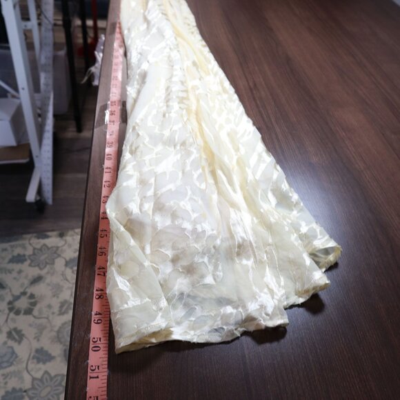 ASTR The Label Animal Print Slip Dress Women XS Yellow Fairy Party Event Holiday - Picture 5 of 16